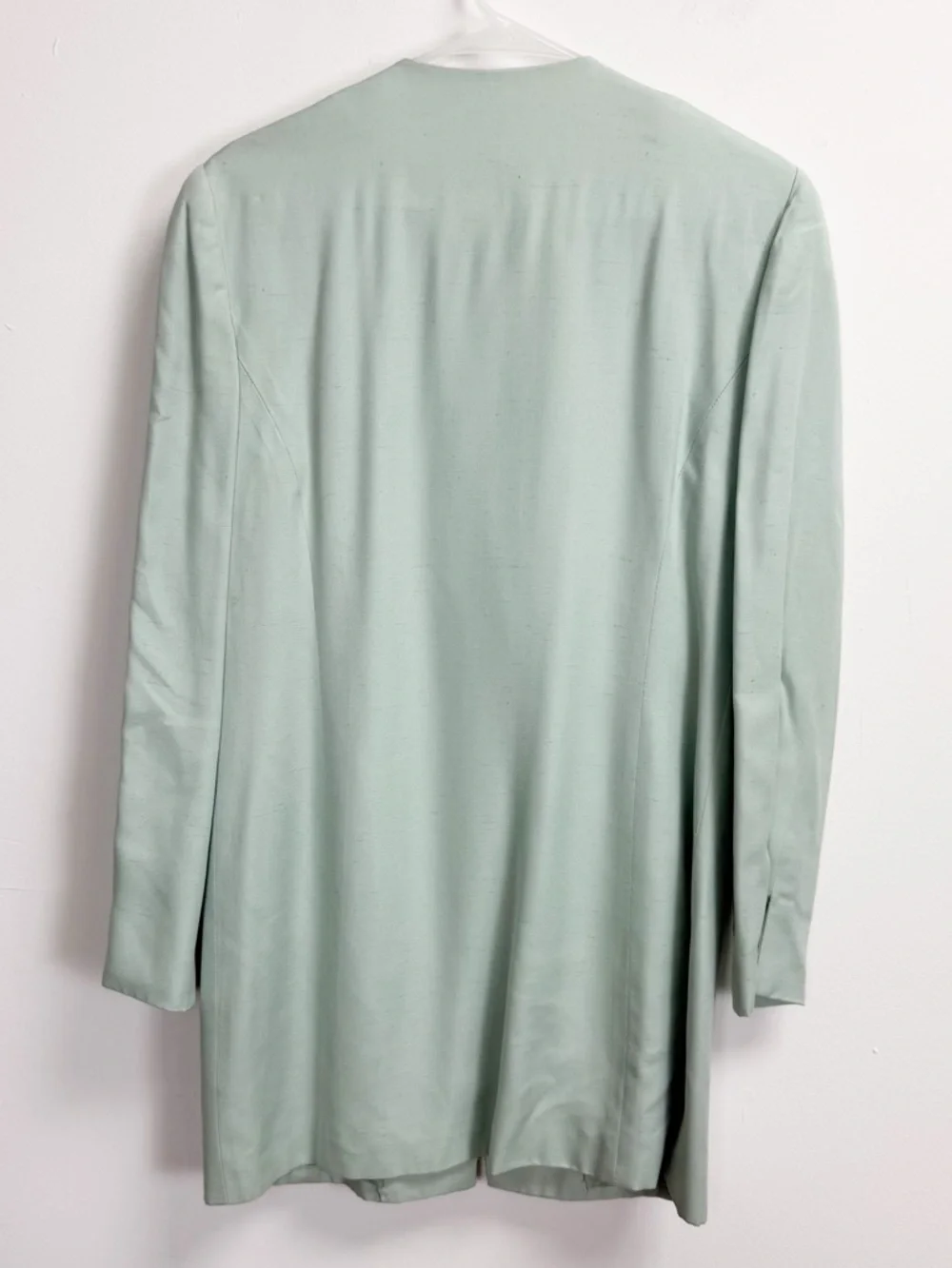 VTG Christian Dior Blazer Jacket Womens 8 Blue Green USA Made